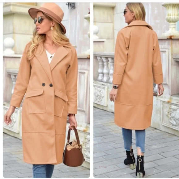 Camel Trench Coat - Picture 4 of 4